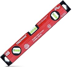 FREEMANS Box Section Aluminum Spirit Level with Magnet 30cm