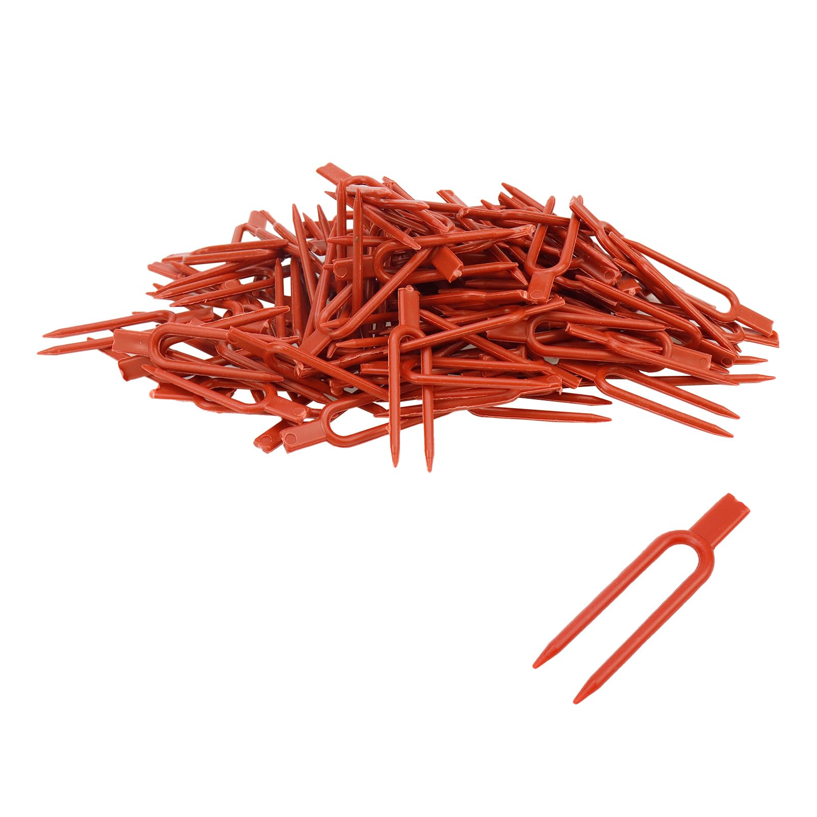 Semetall 300Pcs Gardening Plant Pins,Strawberry Support Clips for Farming Fixer Tool Support,1.9