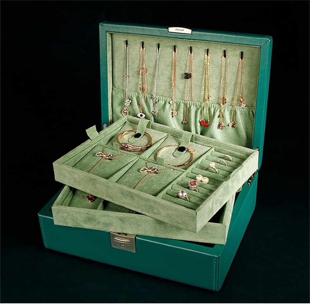 Travel Display Jewelry Organizer Box Multi Function Large Capacity Women Jewellery and Makeup Storage Case