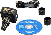 Vista 2 de OMAX Cámara digital WiFi 720p para microscopio compatible con Windows/Mac/iOS/Linux/Android