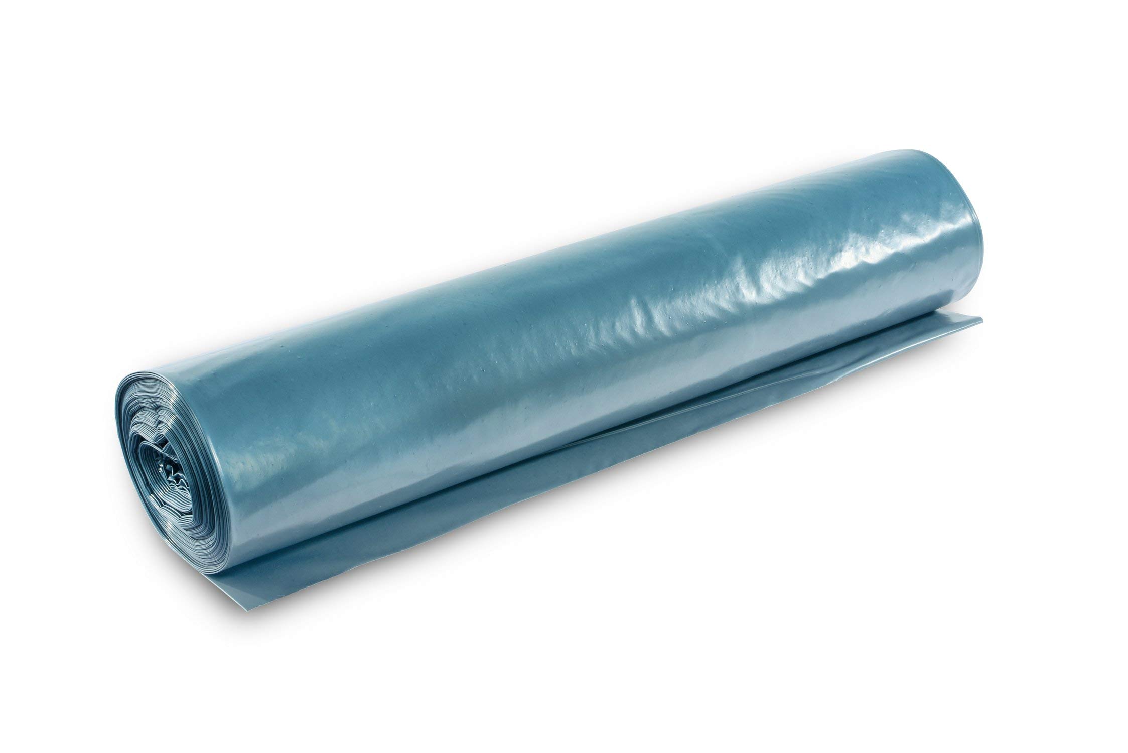 Funny - Recycelte Müllsäcke in Blau; reißfeste Müllbeutel 120l, gerollt, Typ 100, 700 x 1100 mm, 1er Pack (1 x 150 Stck.)