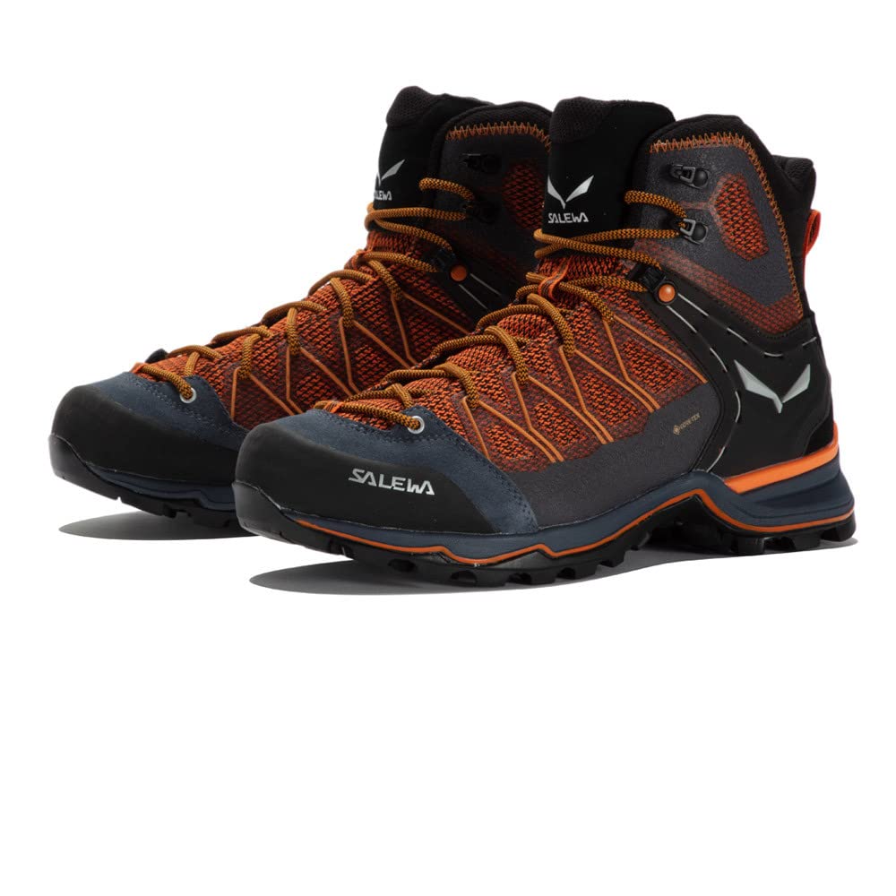Salewa Ms Mtn Trainer Lite Mid Gtx, Black Out/Carrot, 10, Male
