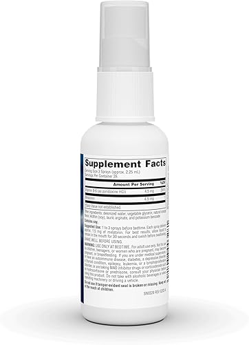 Miniatura 2 de Source Naturals Sleep Science NutraSpray de melatonina con sabor a naranja 15 mg Ayuda a Apoyar el Sueño Reparador  2 onzas líquidas