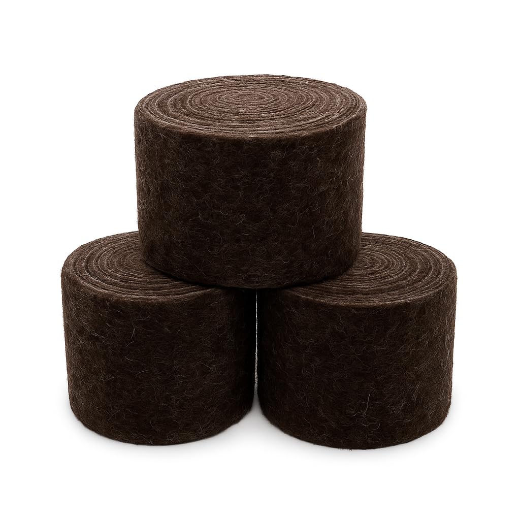 Lavatherm Pipe Insulation Lagging Wool Felt Wrap X3