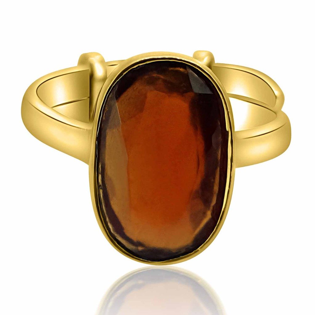 Panchdhatu Gomed Ring 8.25 Ratti to 8.50 Ratti Natural and GJSPC Certified Hessonite Garnet (Gomed) Astrological Gemstone Adjustable Unisex Ring by Arihant Gems and Jewels (B01N5CQ7Q5) Amazon Price History, Amazon Price Tracker