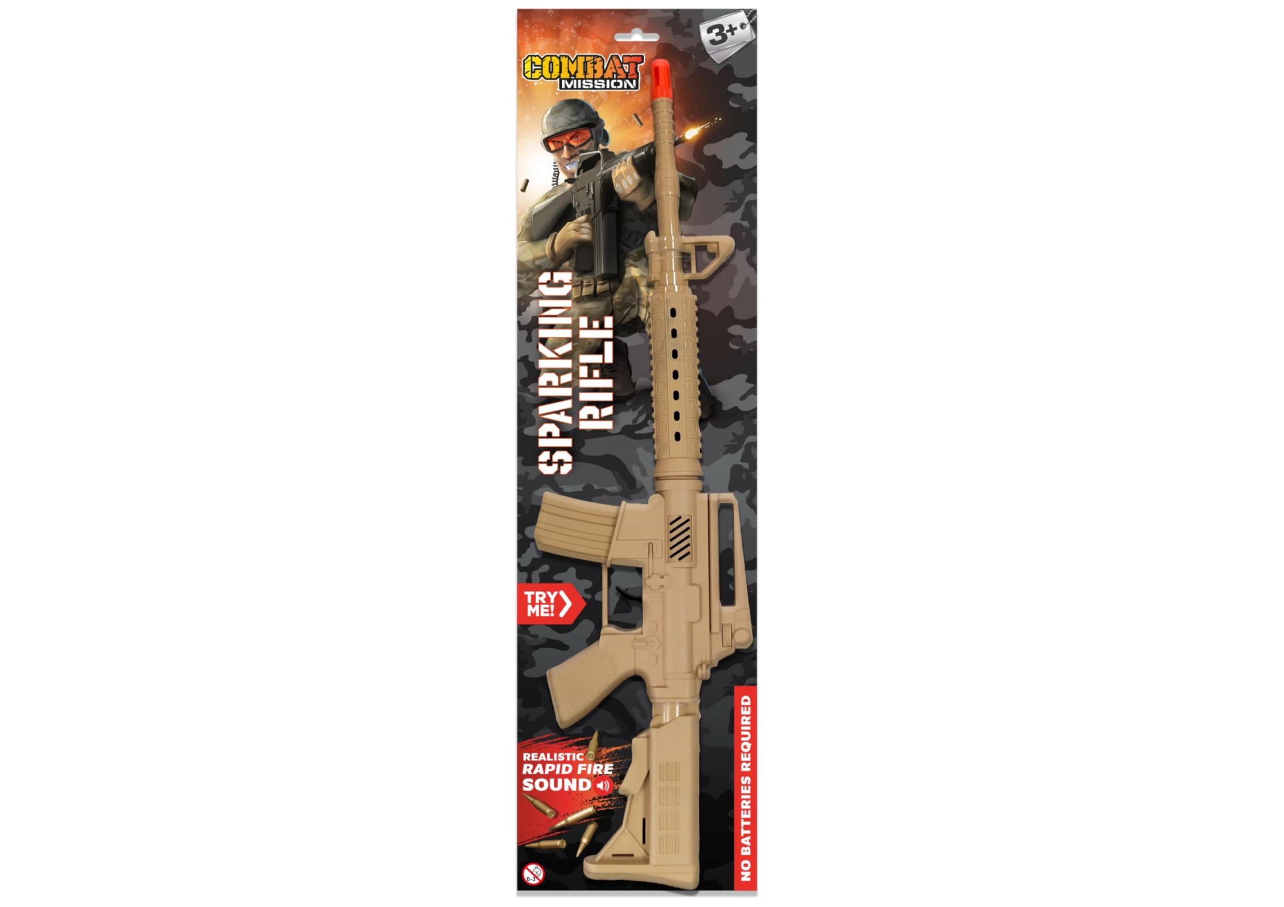 Combat Mission Sparking Rifle Toy Gun | Army Toys