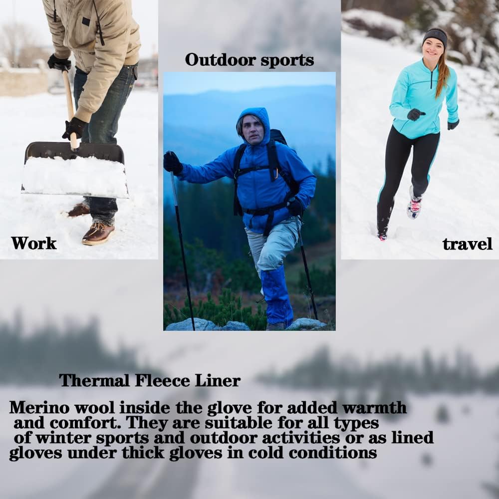 OTTERSHELL Guantes impermeables para hombre multiclima. Máxima comodidad para correr, ciclismo, senderismo y todas las actividades al aire libre.
