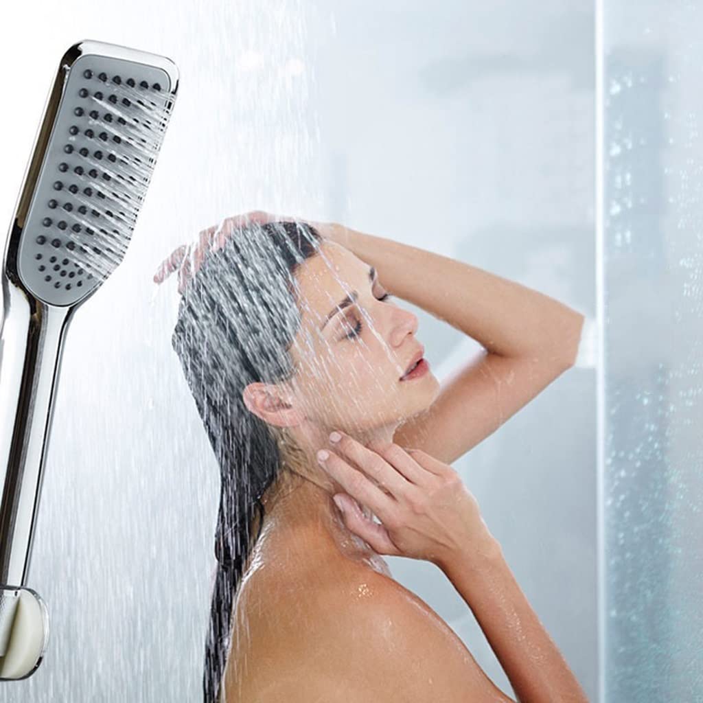 Prysznic ręczny wysokociśnieniowy, prysznic z jonami ujemnymi z elastycznym wężem prysznicowym 152 cm, dla zwierząt domowych, dzieci i dorosłych.