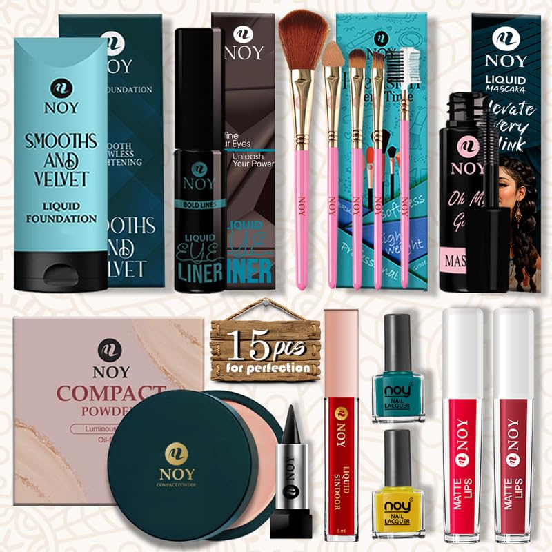 NOY Makeup Set For College Girls Full Set For Smooth Skin, Ideal For All Skin Types-image-43