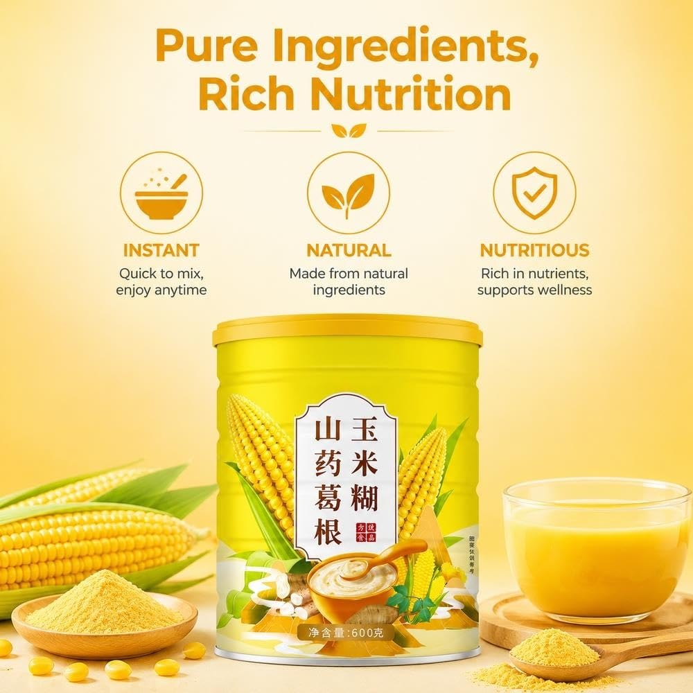 Cereali integrali pronti for la colazione in polvere 600g