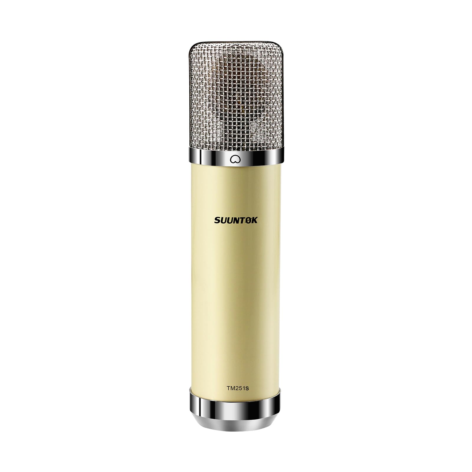 SUUNTOK FET Microfono a condensatore professionale XLR per studio con diaframma grande da 34mm, microfono cardioide per registrazione, per computer, gaming, PC, kit TM251S per canto, podcasting