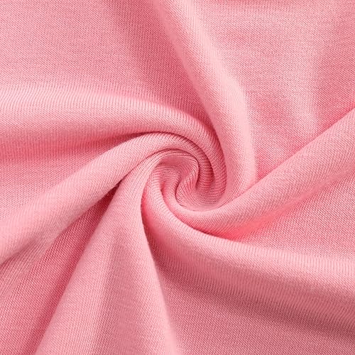 Image of Girls Long Sleeve Crewneck T-Shirt Smocked Sleeve Tie Front Knot Gathered Cuffs Tees Top Blouse for 3-12Y