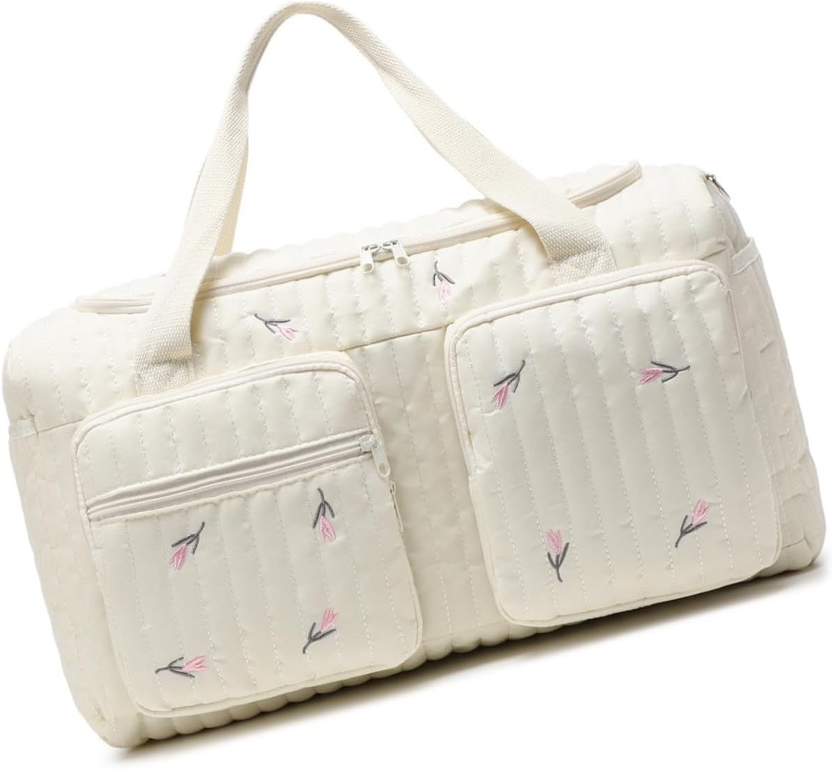 Cartoon Pattern Diaper Bag for Essential Quick Access Wet Secure Closure Design Spacious Handbag Cartoon Bear Handheld Mom Bag