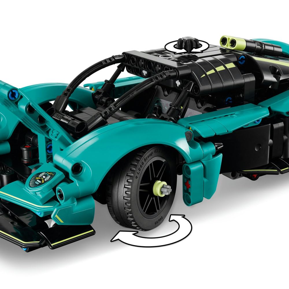 LEGO Technic Aston Martin Valkyrie 42208 | Bolid F1, klocki konstrukcyjne, prezent dla fana motoryzacji, zabawka edukacyjna dla dzieci 9+, 707 elementów