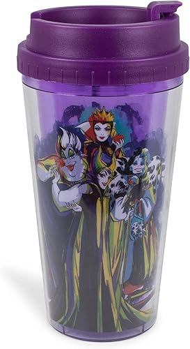 Miniatura 7 de Silver Buffalo Lilo and Stitch - Vaso de viaje de doble pared azul tropical floral con tapa de cierre deslizante, 20 onzas Lilo and Stitch Floral