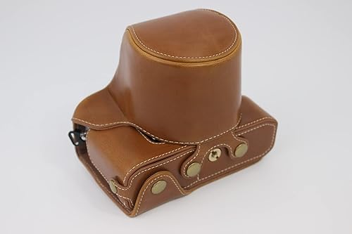 Miniatura 2 de Funda Z fc Zfc, BolinUS hecha a mano de piel sintética de cuerpo completo para cámara Nikon Z fc Zfc con versión de apertura inferior de lente de