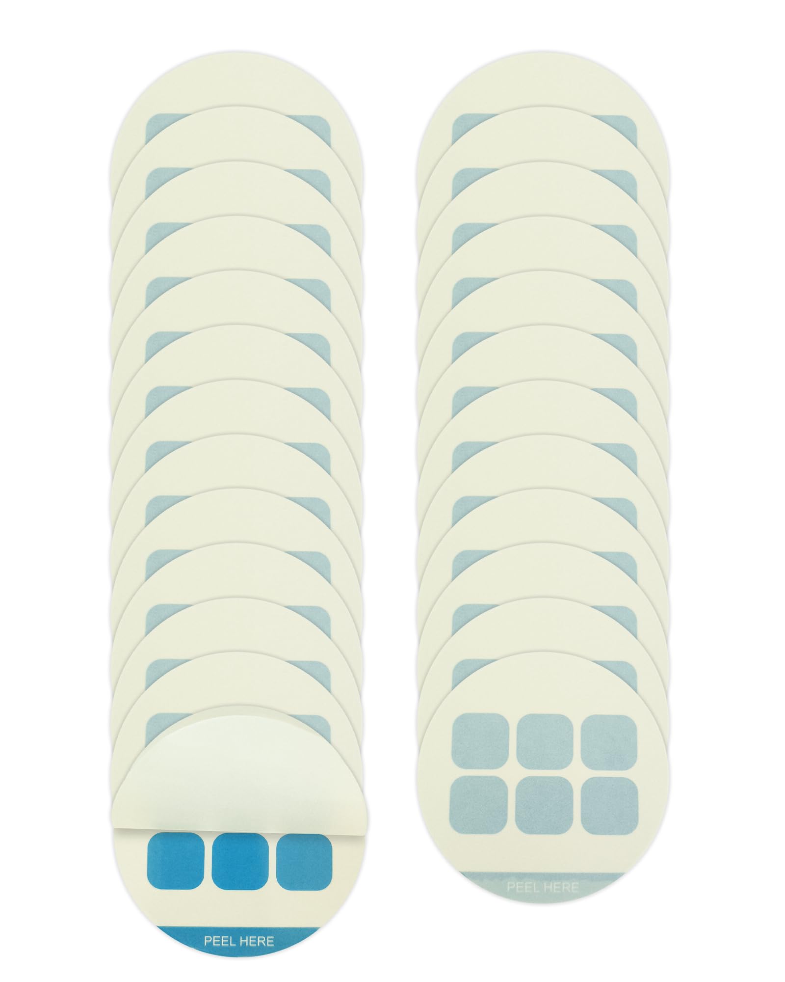 25 Pcs Refill Glue Boards Sticky Glue Cards Compatible with Katchy Duo and DynaTrap DT152, 3.4" Replacement Pads for Indoor Models