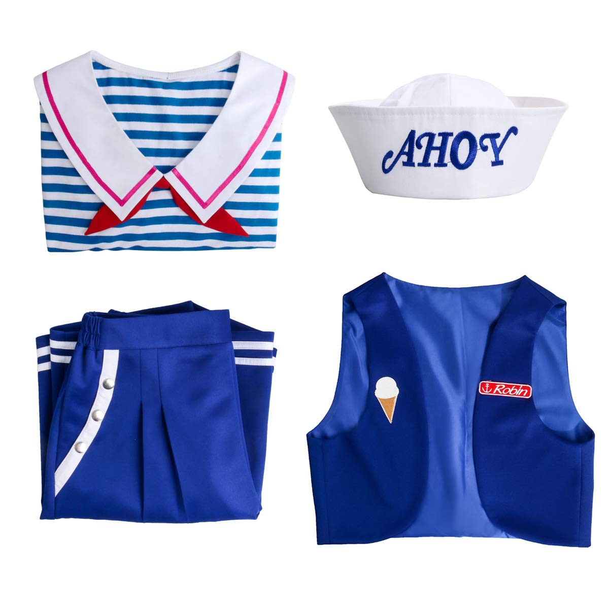 Buy NUWIND Robin Scoops Ahoy Costume Halloween Cosplay Sailor Uniform