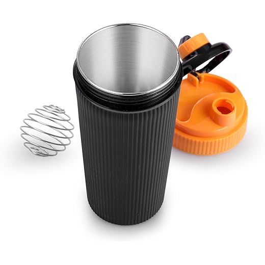 HOMIEFIX Stainless Steel Protein Shaker 620ml