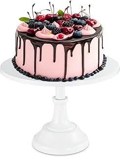 12 inch White Cake Stand: Metal Cake Holder Stand - white cupcake stand ...