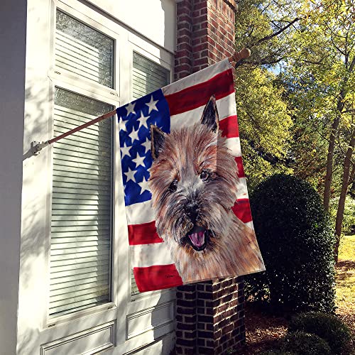 Drapeau Norwich Terrier USA cadeau idéal grand format en toile - 3