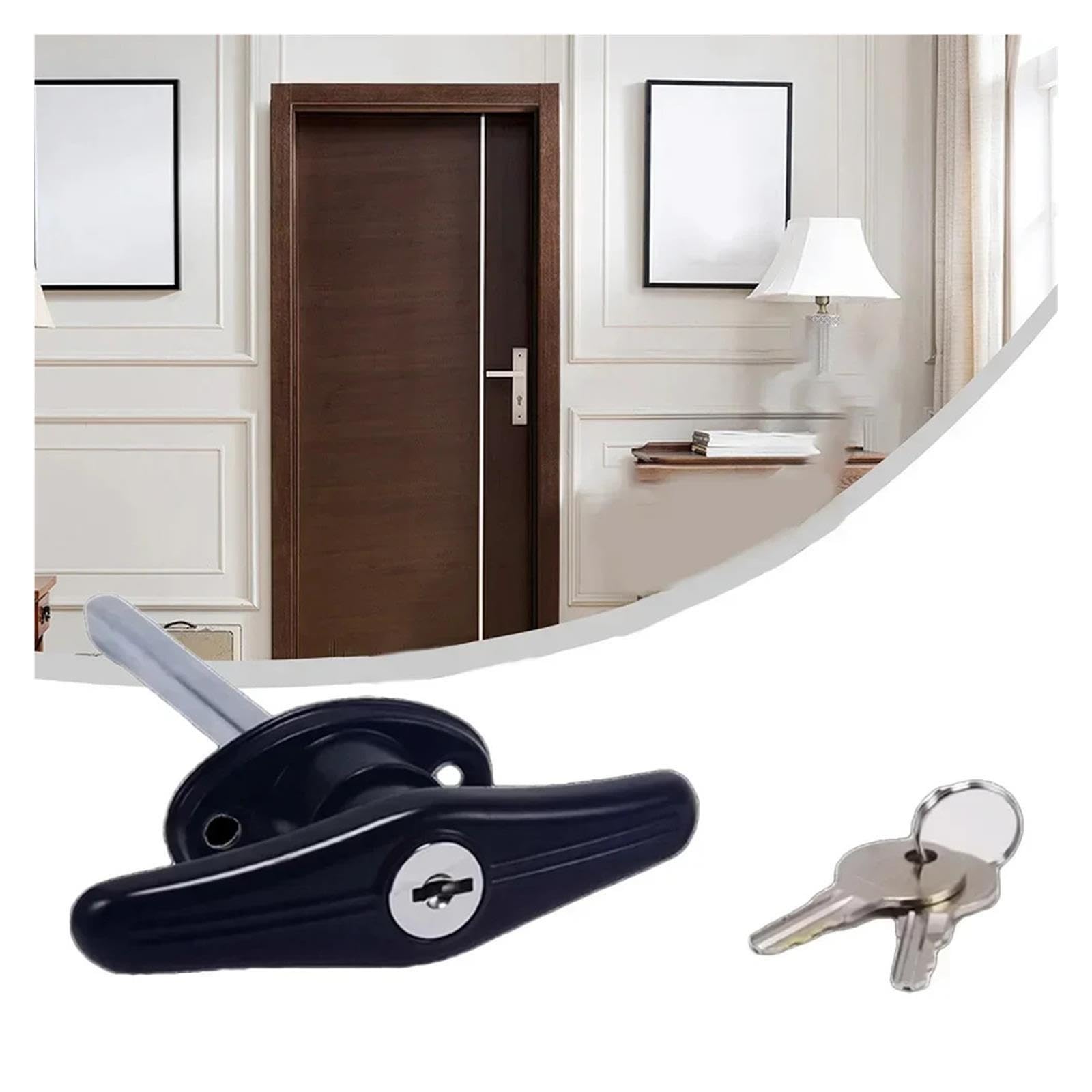 1PCS T Handle Lock Garage Door Rustproof