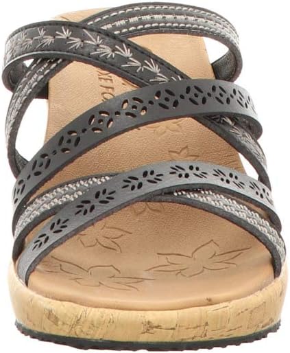 Skechers Women's Slide Wedge Sandal 6 61Uoe53ebhL. AC SL1500