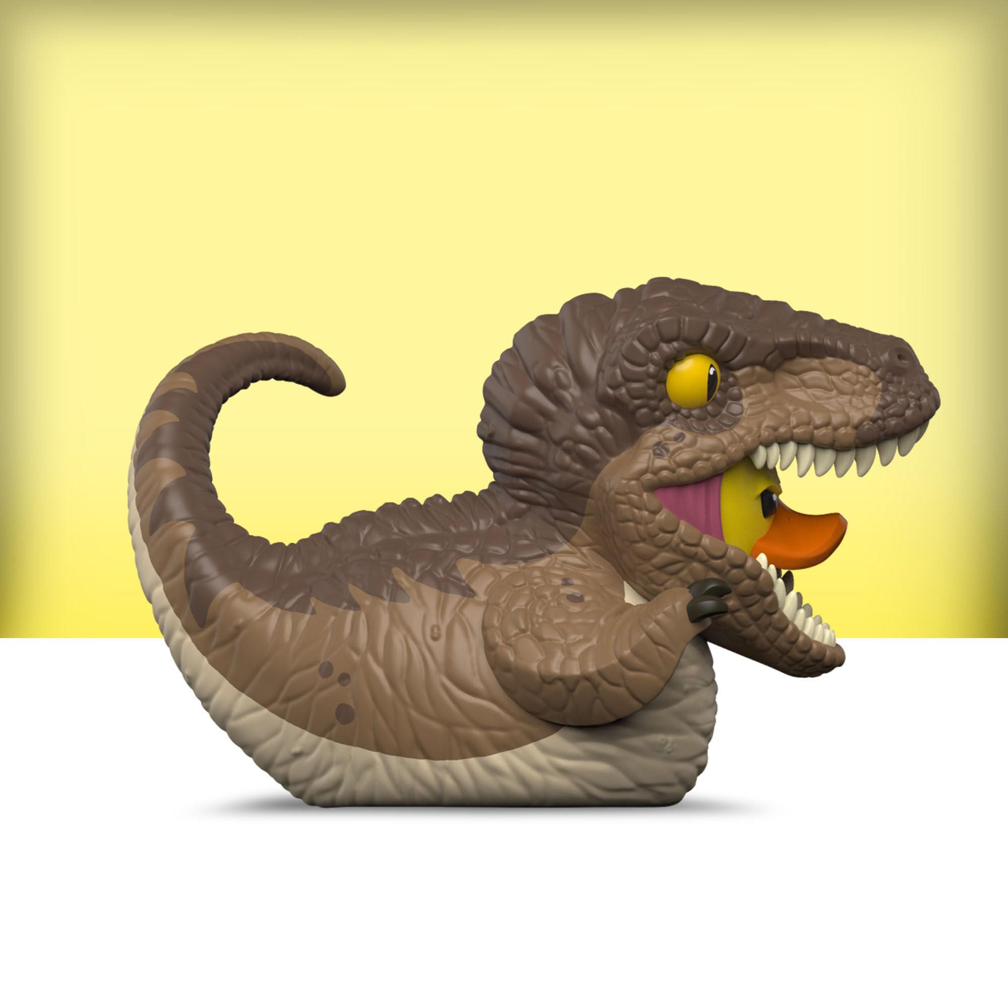 TUBBZ Mini: Jurassic World Rebirth - Velociraptor cosplay gumowa kaczka winylowa figurka