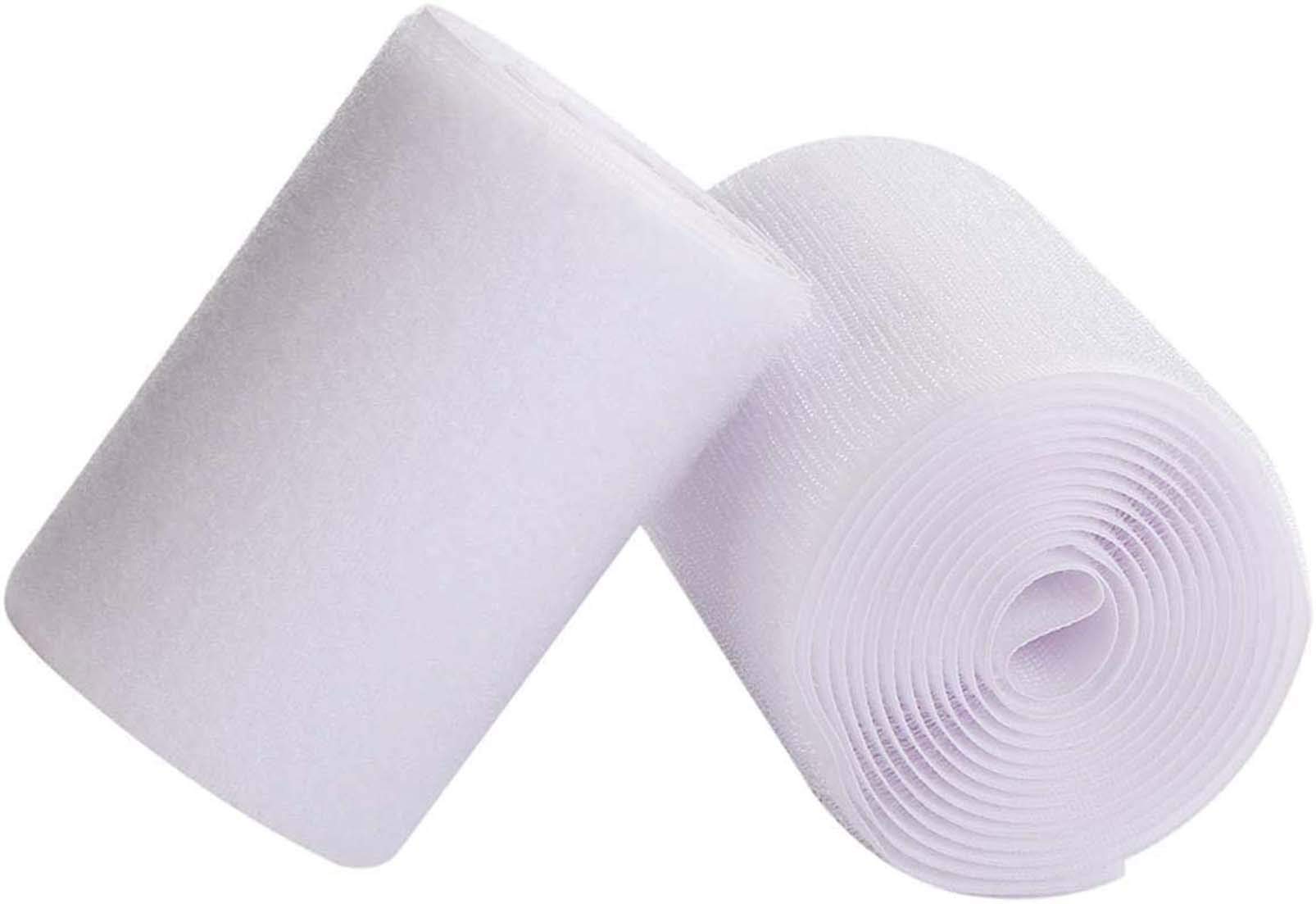 100mm Hook & Loop Double Sided Tape Non Adhesive Nylon Fastener Tape