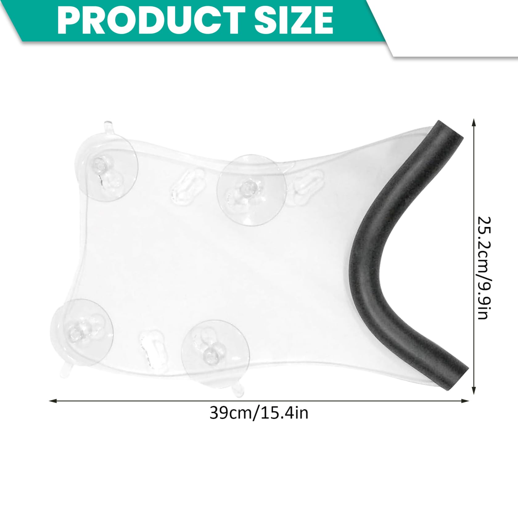 Supporto per chitarra Supporto per chitarra classica con strisce di silicone anti-slip acrilico con ventose per tutti i chitarristi