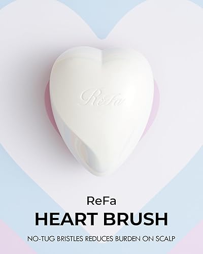 Miniatura 9 de ReFa Heart Brush SHINE RED - Cepillo de pelo en forma de corazón para mujer, cepillo de pelo sin enredos, cepillo de pelo pequeño para cabello