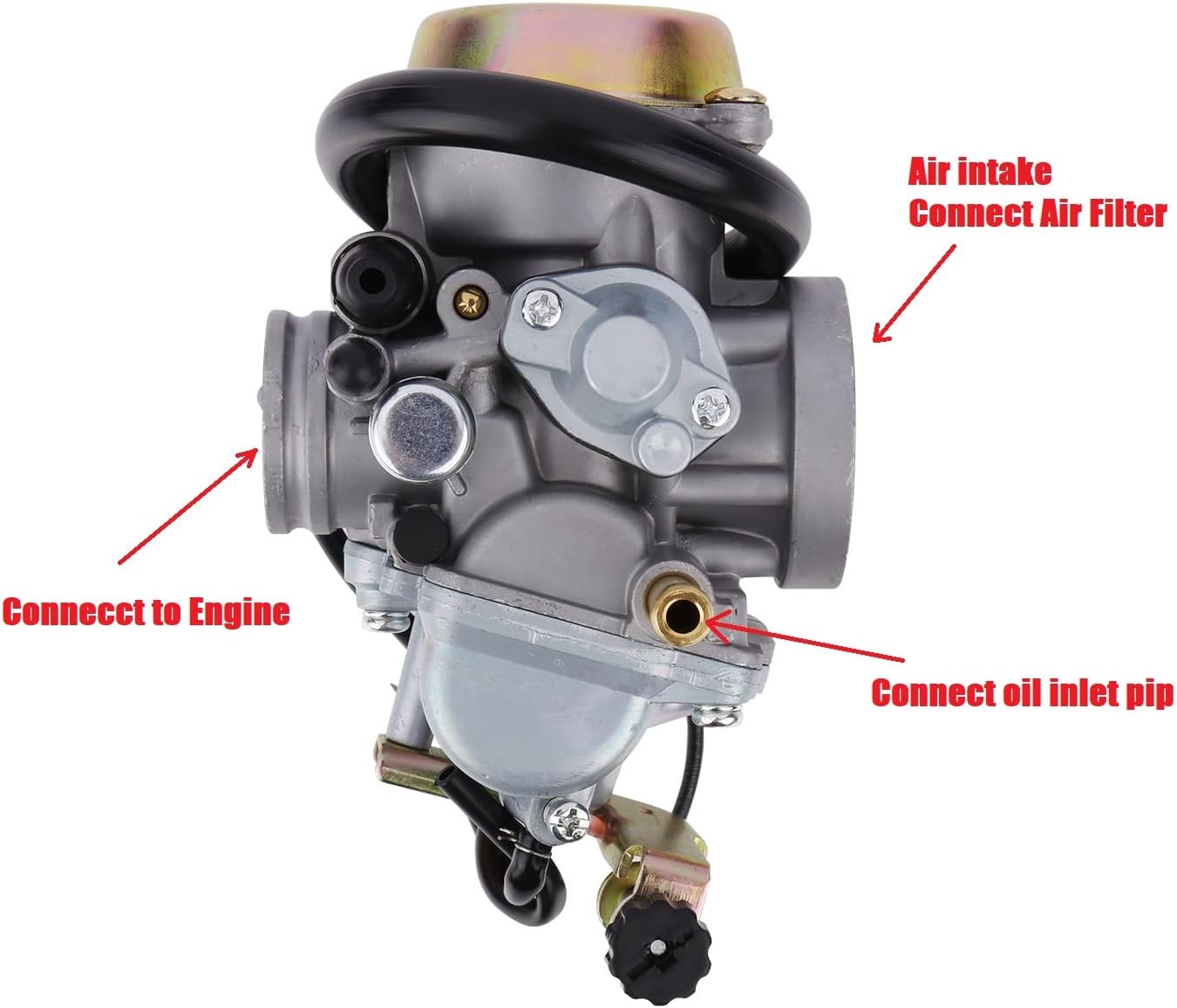 Ozark 250 Carburetor Fits Suzuki LT-F250 Ozark 2002-2009 2012-2014, LT-Z250 QuadSport Z 2004-2009, Replace# 13200-21G10 13200-05G22
