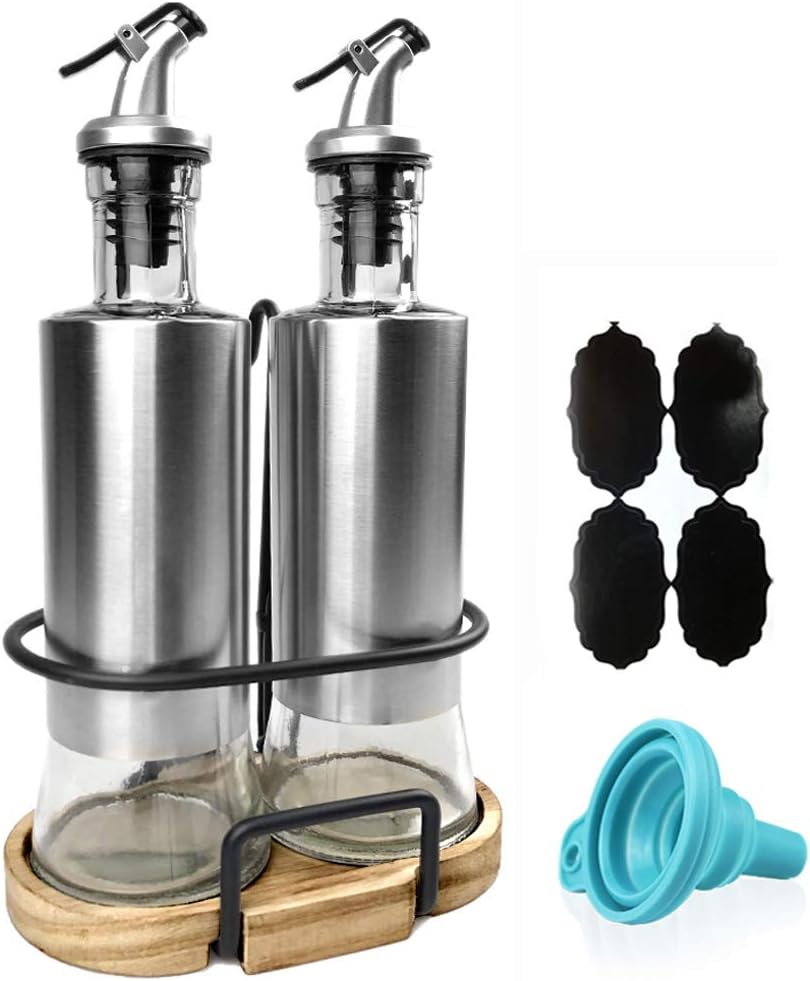 Olive Oil and Vinegar Bottle Set