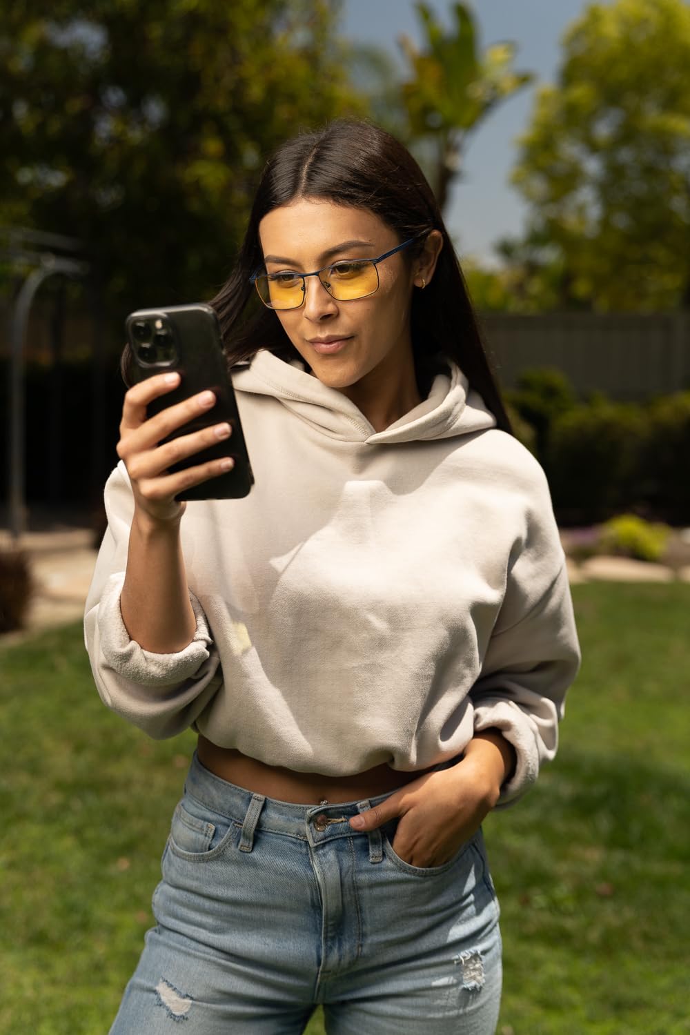 Gunnar Gafas luz azul Titanium - Mendocino