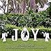 Teak Isle Christmas Joy Nativity Yard Sign. Weatherproof Outdoor Christmas Decor. Made in USA, Durable Materials, Simple Assembly, Compact Storage. White. Solid Plastic