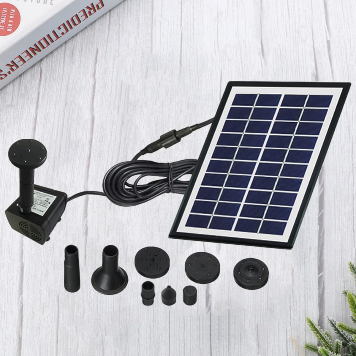 Solarbrunnen Wasserpumpe 4w Abs Automatisch Schwimmend für Garten