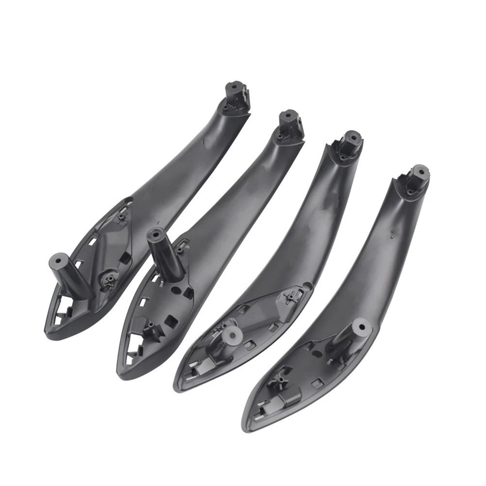 Gaubxct F30-Black Interior Exterior Door Handle Hinge Repair Kit 4Pcs Fit For 3 Series F30 F80 F31 F32 F33 F34 F35 F36 2013-18 Interior Door Pull Handle Panel With Cover Trim Car Exterior Door Handles(F30-Black Interior)