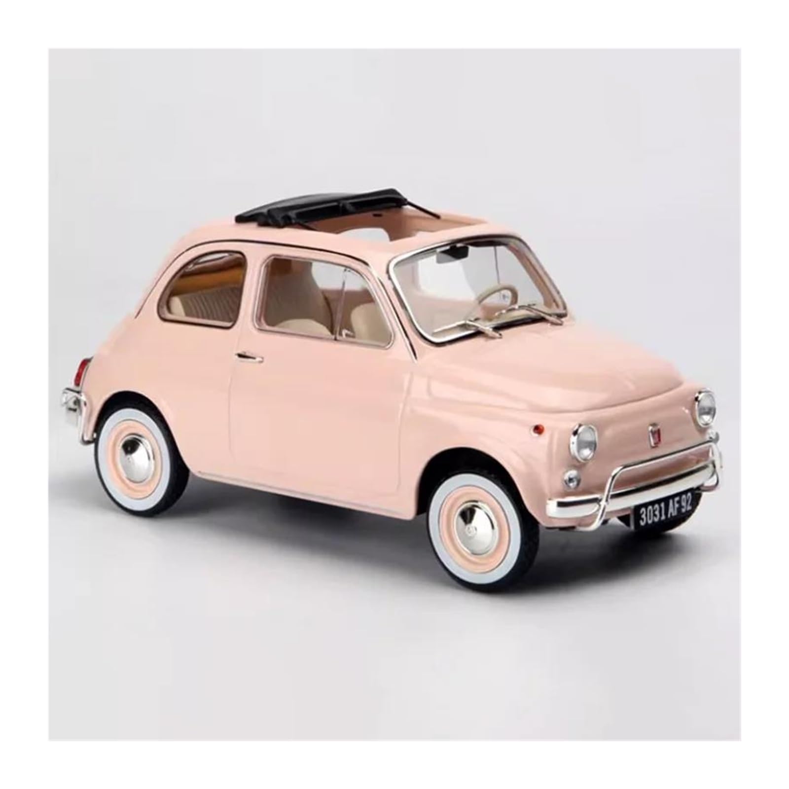 1 18 per la collezione di modelli auto in metallo pressofuso 500L del 1968 espositore da tavolo statico per souvenir