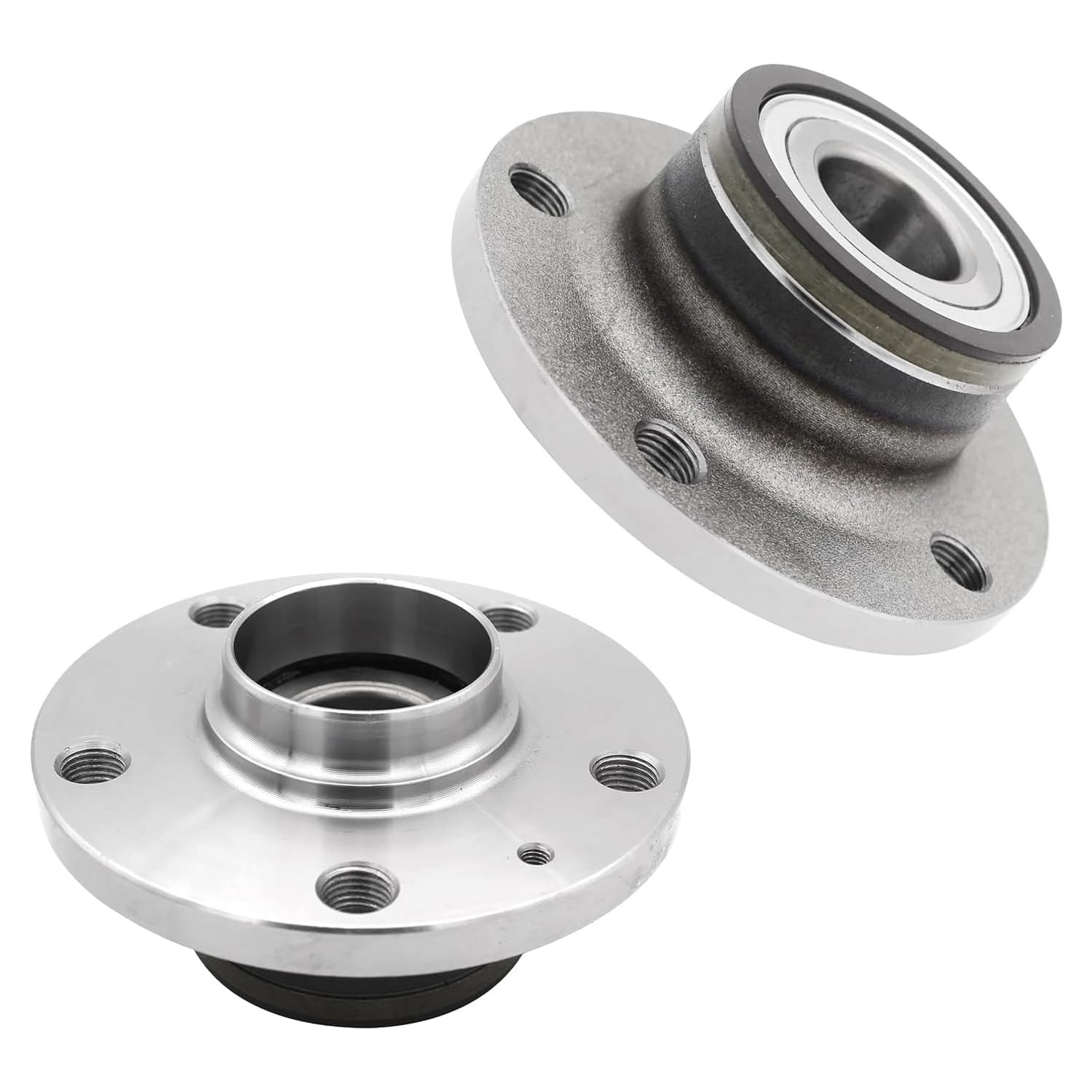 ALLCOMBO [32mm Bearing; w/ABS 5-Lug] Rear Wheel Bearing Hub Assembly for 2010 2011 2012 2013 2014 VW Golf, for Beetle EOS GTI Jetta Passat CC Arteon,