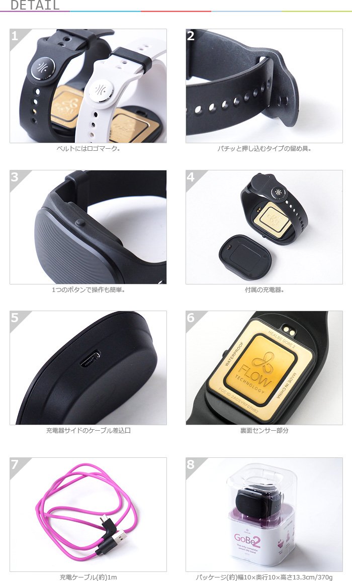 Amazon.co.jp: GoBe2 HEALBE アクティブトラッカー Black 【国内正規品