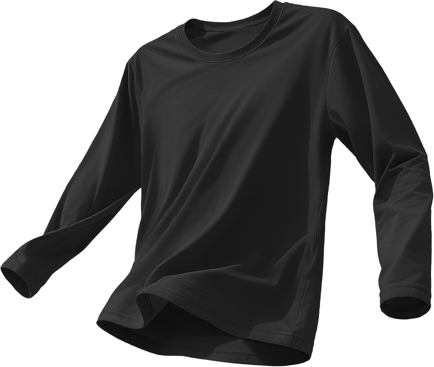 EKLENTSON Men's Long Sleeve T-Shirt Lightweight Soft Tee Shirt Moisture Wicking Basic Tshirt Breathable