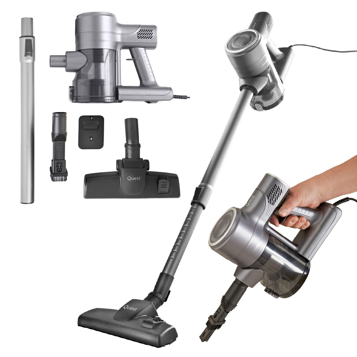 Quest 2-in-1 Handheld and Upright Vacuum Cleaner