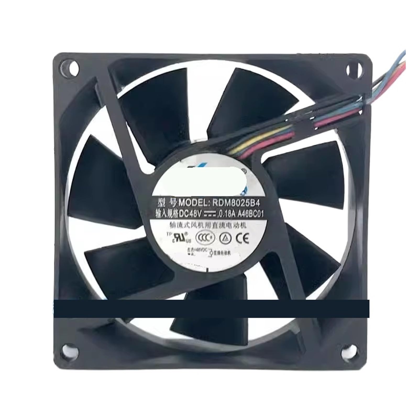 TPKMVGAP RDM8025B4 48V 0.18A 8CM 80 * 80 * 25MM 4-wire Cooling fan(3wire B2)
