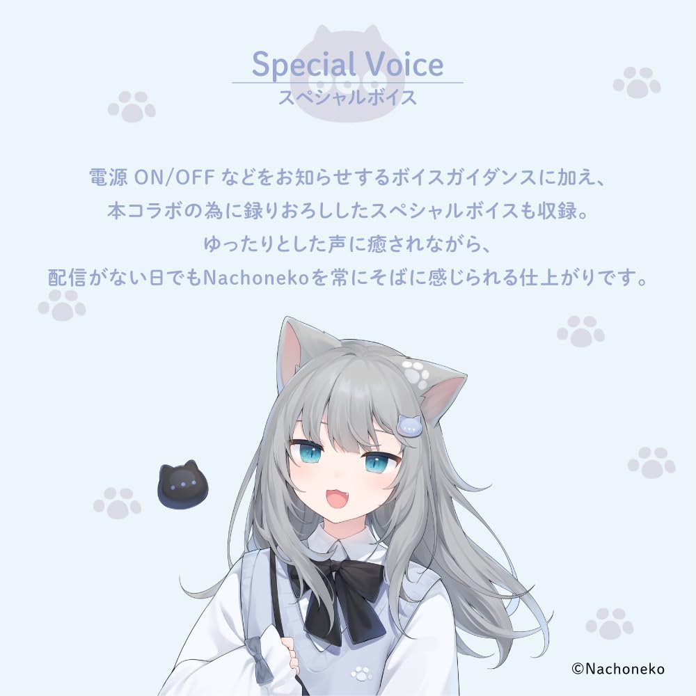 Amazon.co.jp: AVIOT TE-V1R-NCN Nachoneko コラボ ワイヤレスイヤホン