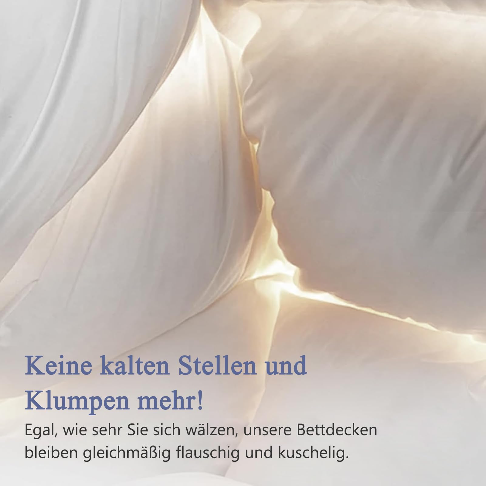 Medium Daunendecke 220x240, Ganzjahresbettdecke