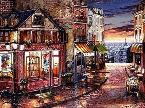 The stationery store Counted Cross Stitch Kit,14ct 400x298 stitch 80x64cm Count Cross Stitch kits