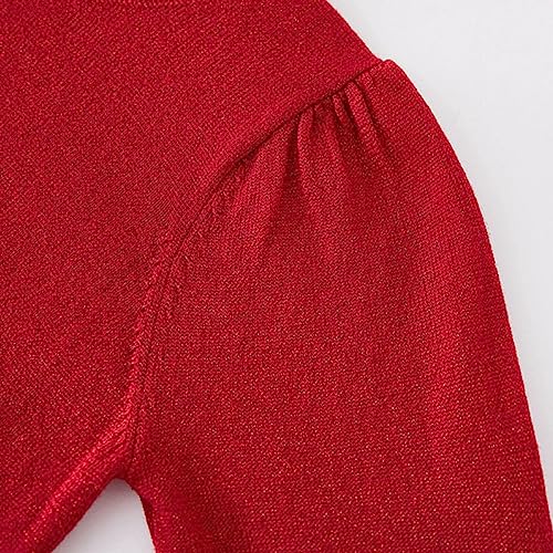 Toddler Little Girls Open Front Shru𝐠 Cardigan Knit Long Sleeve Bolero with Button Closure Cropped Sweaters Tops3