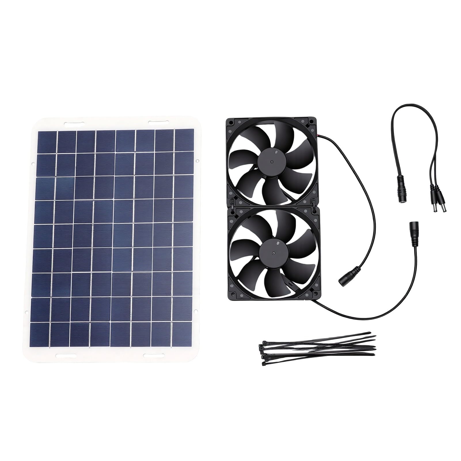 VGEBY Ventilatore Solare, di Raffreddamento 15W per Pollaio Serra