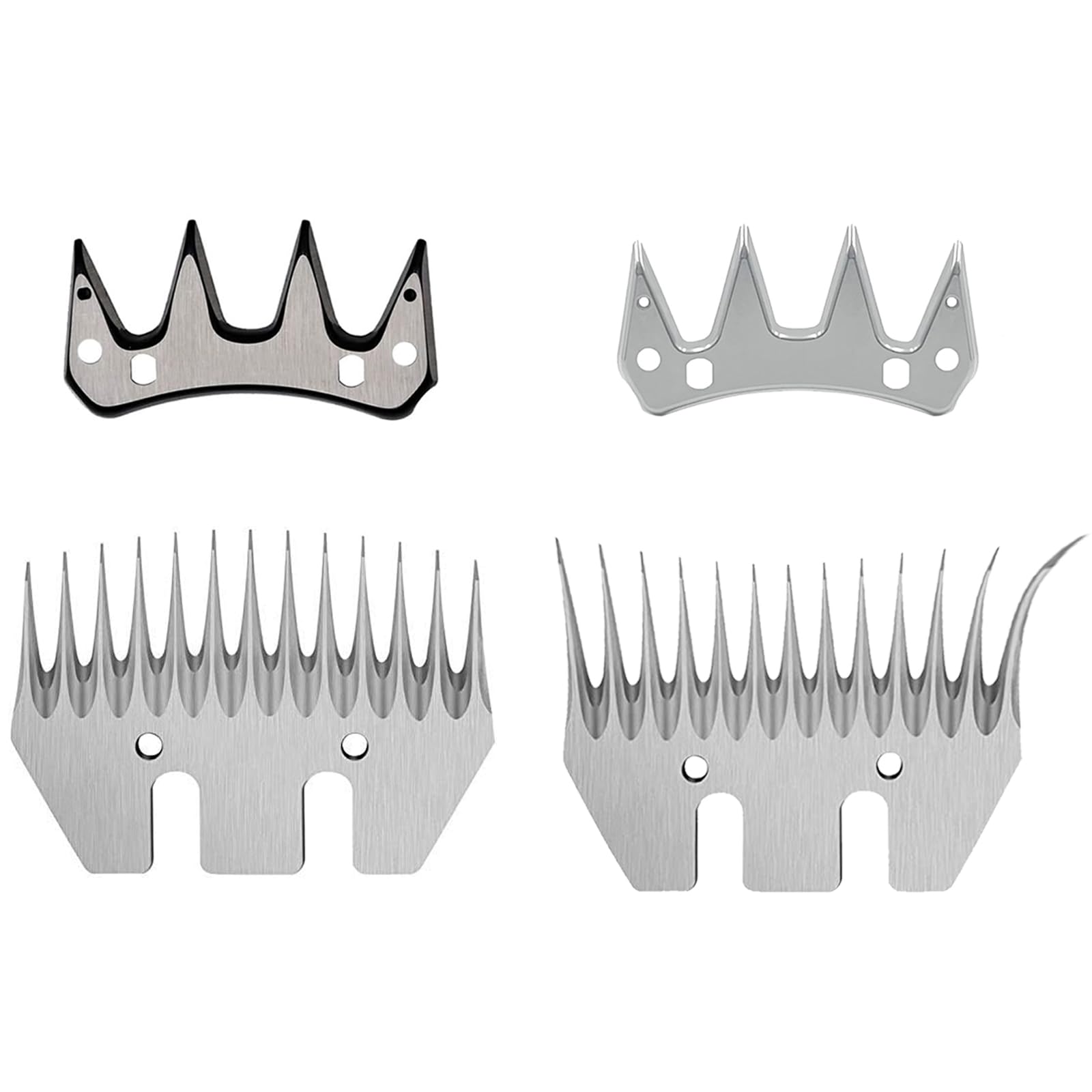 13 Tooth Sheep Shear Clipper Replacement Blades for Electric Sheep Clippers（ 2 Sets ）