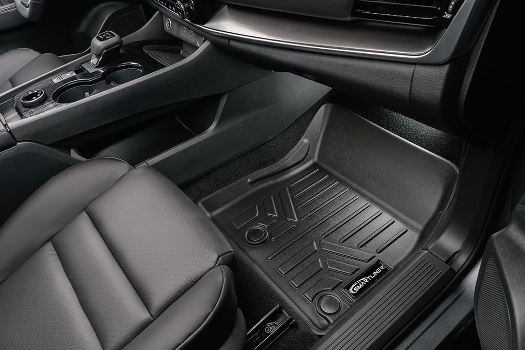 SMARTLINER Custom Fit All Weather 2 Row Floor Mats and Cargo Liner Set Compatible with 2021-2025 Nissan Rogue